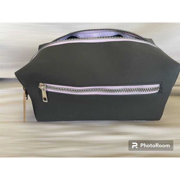 Rae Dunn Makeup Toiletries Cosmetic Travel Bag - Picture 3 of 5